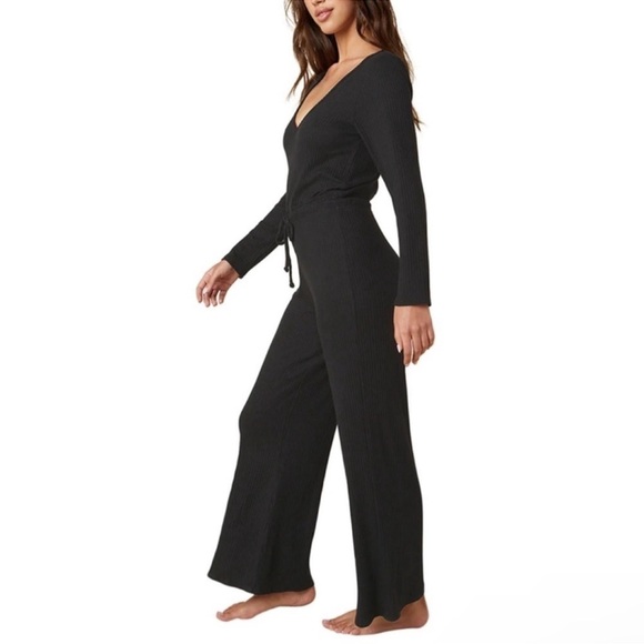Beyond Yoga So Chic Jumpsuit Ribbed Black Size 2X - Picture 4 of 11